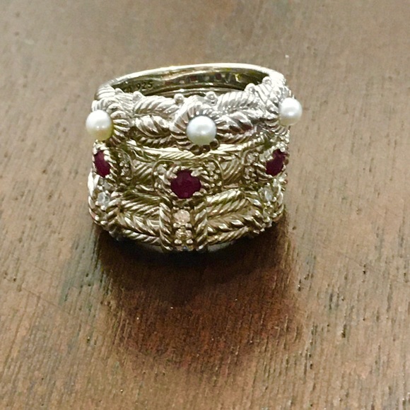 Judith Ripka Sterling Silver Rings - Picture 4 of 5